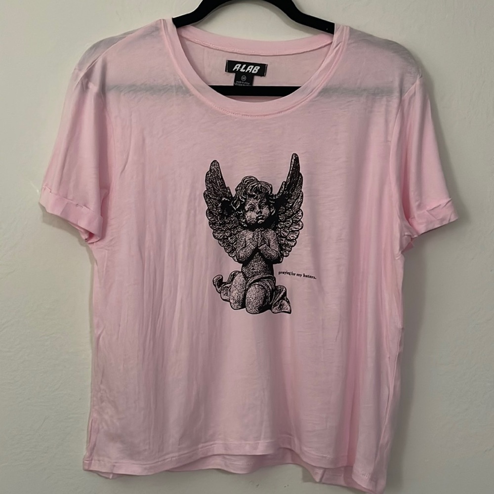 Alab Praying for my haters cropped tee